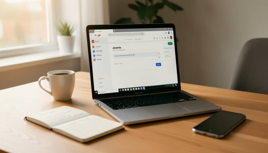 Programmer un message d’absence sur Gmail facilement