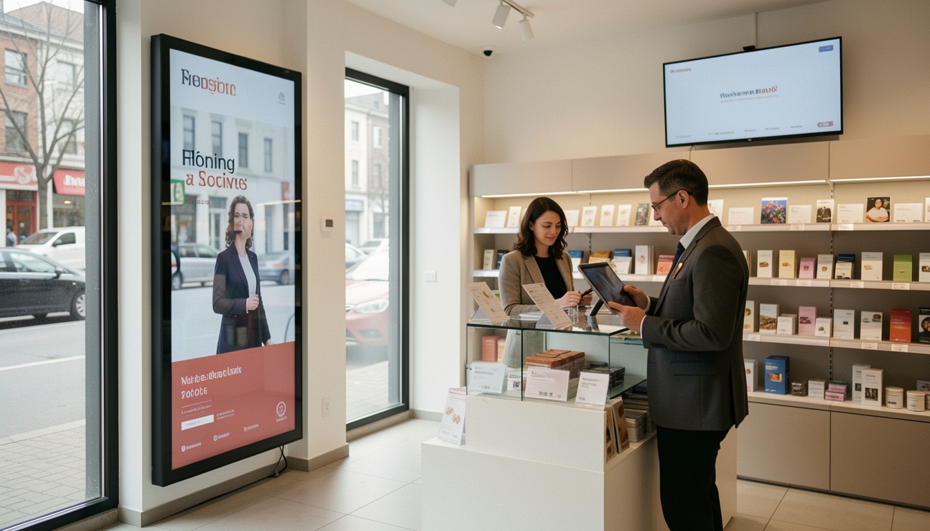 Affichage dynamique en boutique : usages et conseils