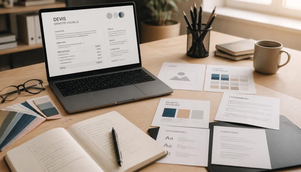 Devis d’identité visuelle : prix, contenu et points clés